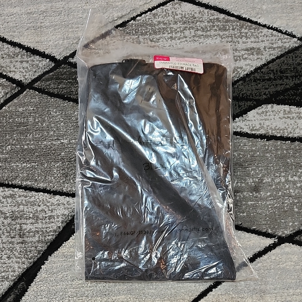 RETIRED THIRTY-ONE BLACK PARISAIN POP OVERSIZED STORAGE BAG TRAVEL